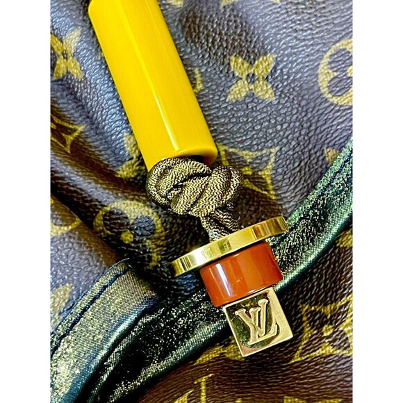 Louis Vuitton Monogram Kalahari GM Hobo Beaded Rope Shoulder Bag Metallic LV EUC - Picture 5 of 16